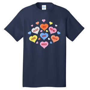 Valentine's Day Heart Candys Tall T-Shirt