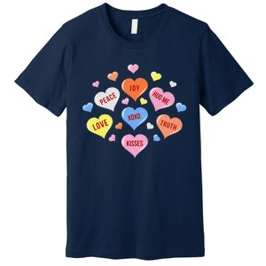 Valentine's Day Heart Candys Premium T-Shirt