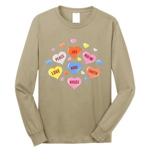 Valentine's Day Heart Candys Long Sleeve Shirt