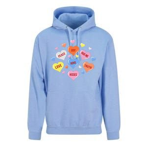 Valentine's Day Heart Candys Unisex Surf Hoodie