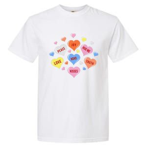 Valentine's Day Heart Candys Garment-Dyed Heavyweight T-Shirt