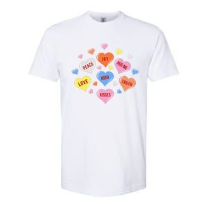 Valentine's Day Heart Candys Softstyle CVC T-Shirt