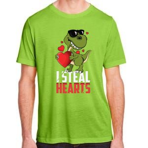 Valentines Day Heartbreaker Dinosaur Love Adult ChromaSoft Performance T-Shirt