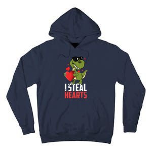 Valentines Day Heartbreaker Dinosaur Love Tall Hoodie