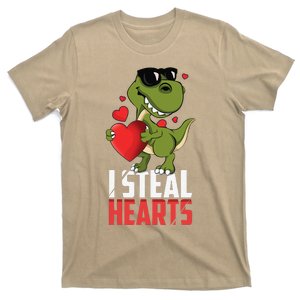 Valentines Day Heartbreaker Dinosaur Love T-Shirt