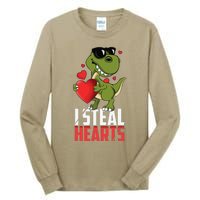 Valentines Day Heartbreaker Dinosaur Love Tall Long Sleeve T-Shirt