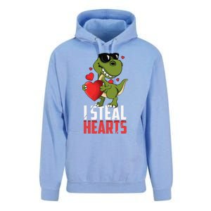 Valentines Day Heartbreaker Dinosaur Love Unisex Surf Hoodie