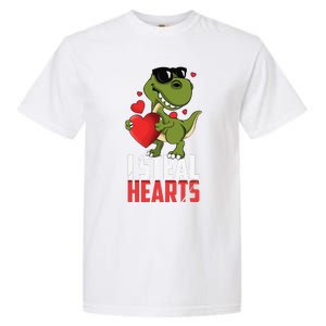 Valentines Day Heartbreaker Dinosaur Love Garment-Dyed Heavyweight T-Shirt