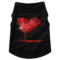 Valentines Day Heart Shaped Tree Doggie Tank