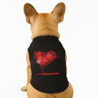 Valentines Day Heart Shaped Tree Doggie Tank