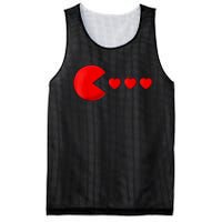 Valentines Day Hearts Funny Mesh Reversible Basketball Jersey Tank