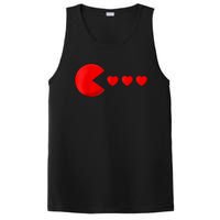 Valentines Day Hearts Funny PosiCharge Competitor Tank