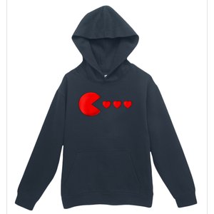 Valentines Day Hearts Funny Urban Pullover Hoodie