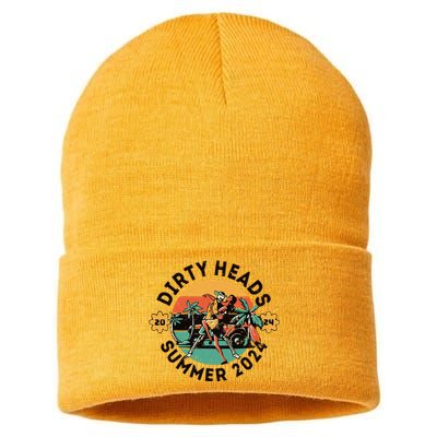 Vintage Dirty Heads Funny Sustainable Knit Beanie