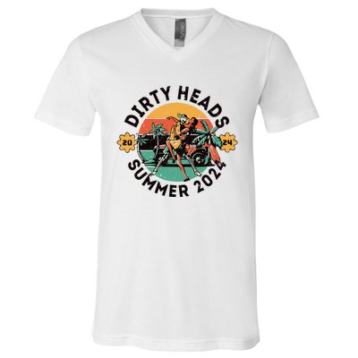 Vintage Dirty Heads Funny V-Neck T-Shirt