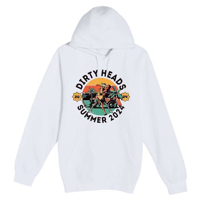 Vintage Dirty Heads Funny Premium Pullover Hoodie