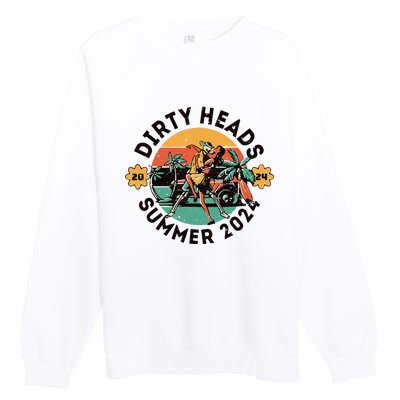 Vintage Dirty Heads Funny Premium Crewneck Sweatshirt