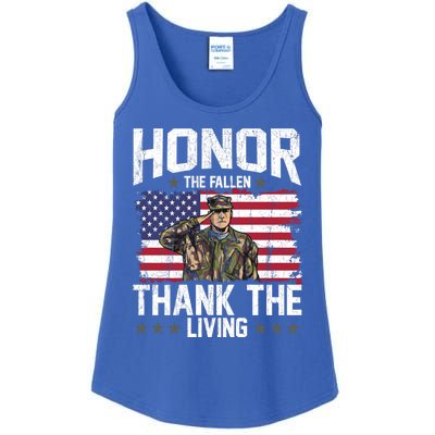 Veterans Day Honor The Fallen Military Veteran Cool Gift Ladies Essential Tank