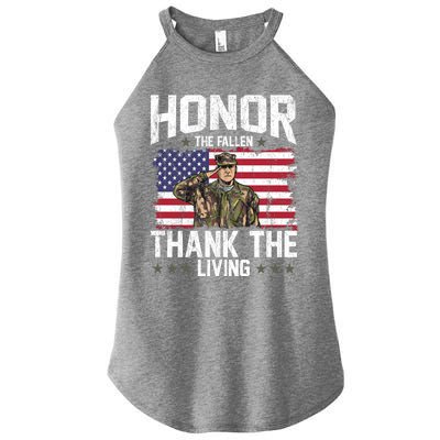 Veterans Day Honor The Fallen Military Veteran Cool Gift Women's Perfect Tri Rocker Tank