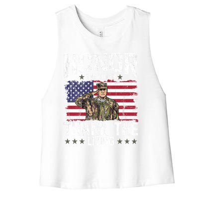 Veterans Day Honor The Fallen Military Veteran Cool Gift Women's Racerback Cropped Tank