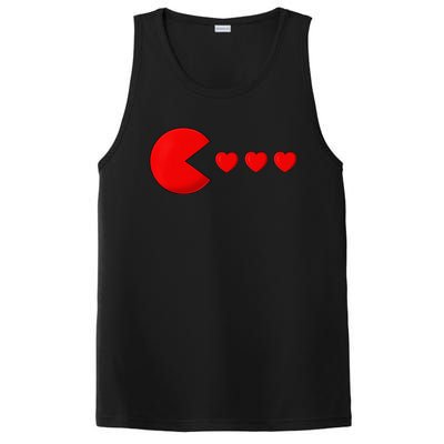 Valentines Day Hearts Funny PosiCharge Competitor Tank