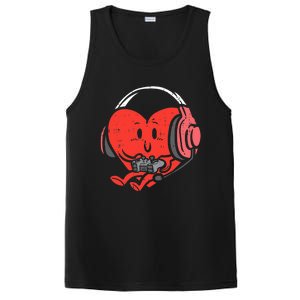 Valentines Day Heart Gamer Gaming PosiCharge Competitor Tank