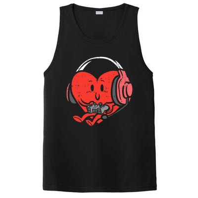 Valentines Day Heart Gamer Gaming PosiCharge Competitor Tank