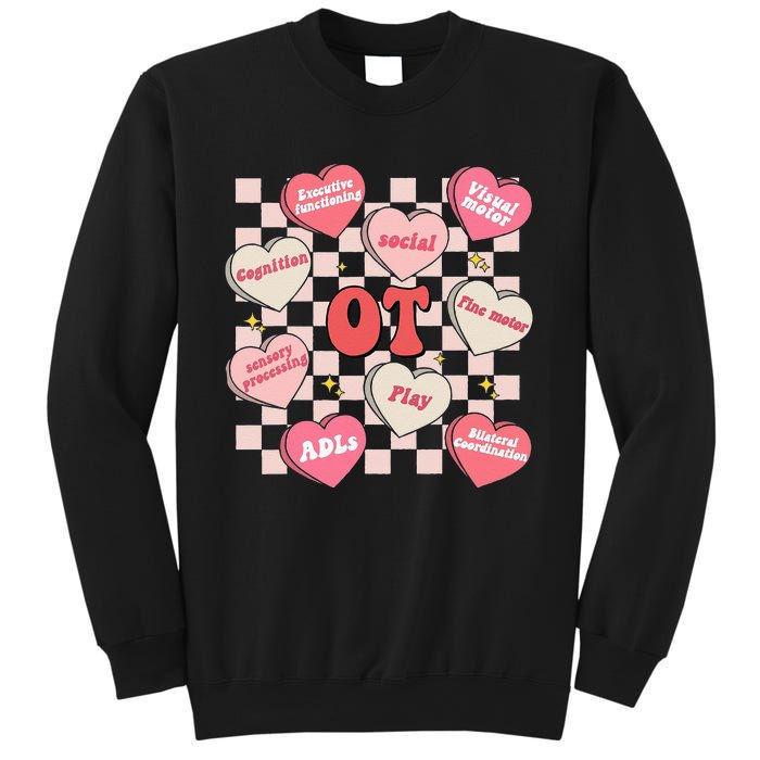 Valentines Day Heart Occupational Therapist OT Therapy Sweatshirt