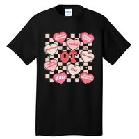 Valentines Day Heart Occupational Therapist OT Therapy Tall T-Shirt