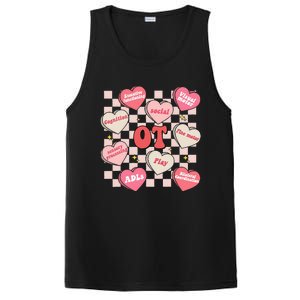 Valentines Day Heart Occupational Therapist OT Therapy PosiCharge Competitor Tank