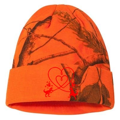 Valentines Day Heart Dinosaur T Rex Adults Gift Kati Licensed 12" Camo Beanie