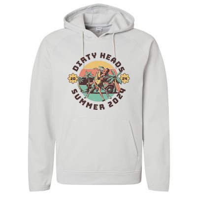 Vintage Dirty Heads Retro Performance Fleece Hoodie