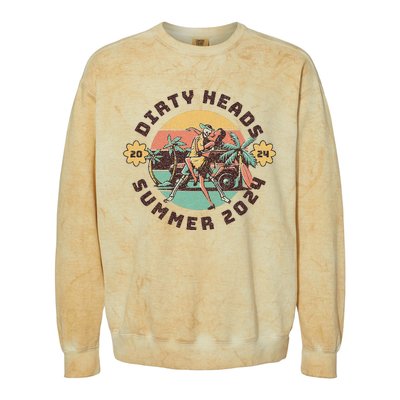 Vintage Dirty Heads Retro Colorblast Crewneck Sweatshirt