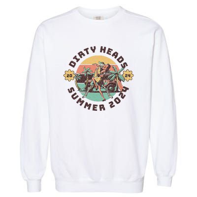 Vintage Dirty Heads Retro Garment-Dyed Sweatshirt