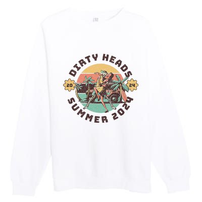 Vintage Dirty Heads Retro Premium Crewneck Sweatshirt