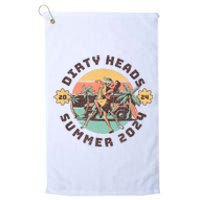 Vintage Dirty Heads In Retro Style Platinum Collection Golf Towel