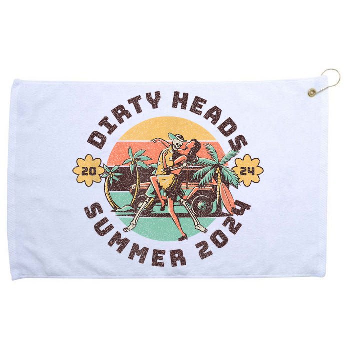 Vintage Dirty Heads In Retro Style Grommeted Golf Towel