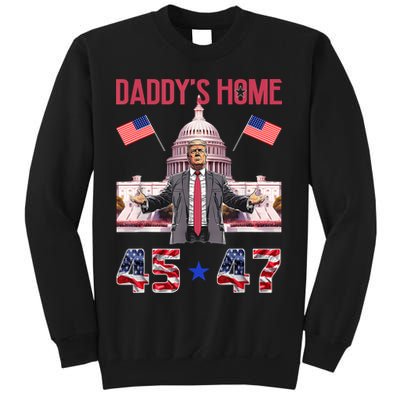 Vintage Daddys Home Trump 4547 Inauguration Day 2025 Sweatshirt