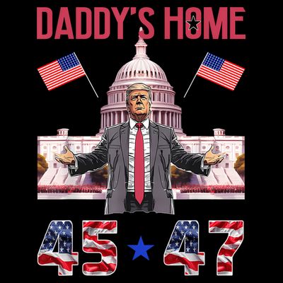Vintage Daddys Home Trump 4547 Inauguration Day 2025 T-Shirt
