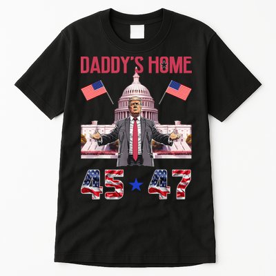 Vintage Daddys Home Trump 4547 Inauguration Day 2025 Tall T-Shirt