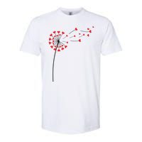 Valentines Day Heart Dandelion Cute Softstyle CVC T-Shirt