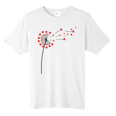 Valentines Day Heart Dandelion Cute Tall Fusion ChromaSoft Performance T-Shirt