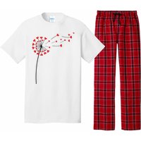 Valentines Day Heart Dandelion Cute Pajama Set