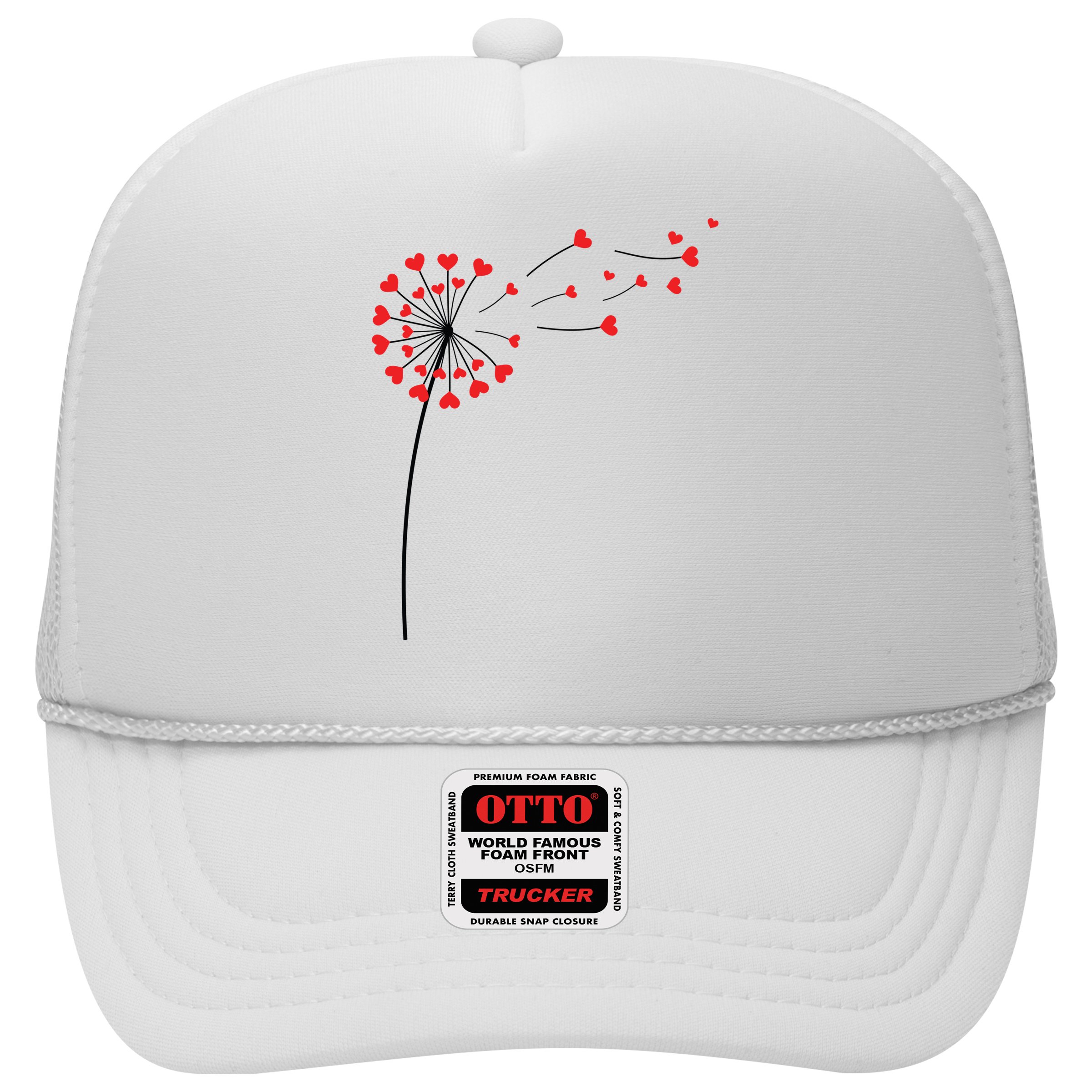 Valentines Day Heart Dandelion Cute Hat