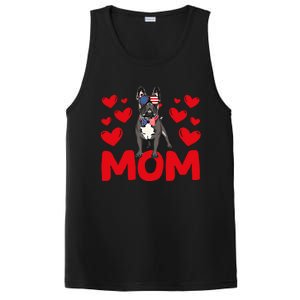 Valentine's Day Hearts Love French Bulldog Mom Animal Lovers Great Gift PosiCharge Competitor Tank