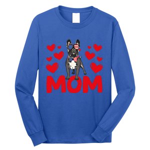 Valentine's Day Hearts Love French Bulldog Mom Animal Lovers Great Gift Long Sleeve Shirt