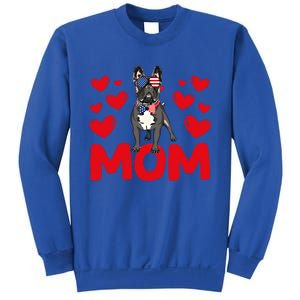 Valentine's Day Hearts Love French Bulldog Mom Animal Lovers Great Gift Sweatshirt