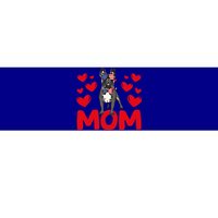 Valentine's Day Hearts Love French Bulldog Mom Animal Lovers Great Gift Bumper Sticker