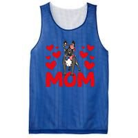 Valentine's Day Hearts Love French Bulldog Mom Animal Lovers Great Gift Mesh Reversible Basketball Jersey Tank