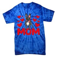 Valentine's Day Hearts Love French Bulldog Mom Animal Lovers Great Gift Tie-Dye T-Shirt